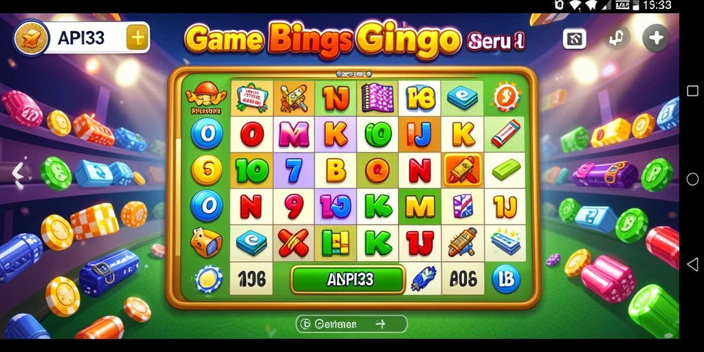 Tampilan screenshot API33 menampilkan keseruan gameplay Bingo.