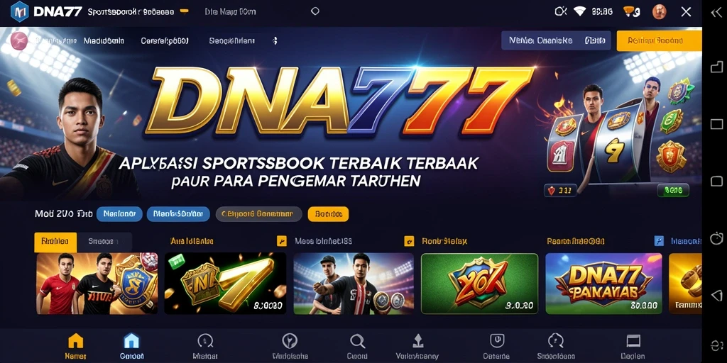 Screenshot gameplay DNA777 yang menunjukkan taruhan olahraga yang menarik.