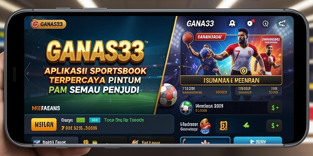 Tampilan menarik dari antarmuka taruhan olahraga GANAS33.