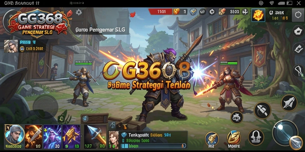 Tangkapan layar gameplay GG368 menampilkan pertarungan strategis yang mendebarkan.