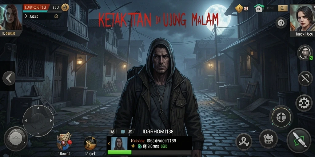 Screenshot IDRHOKI138 menampilkan gameplay yang menegangkan di lokasi angker.