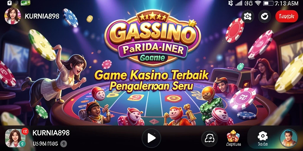 Screenshot KURNIA898 menampilkan aksi permainan Kasino yang seru.
