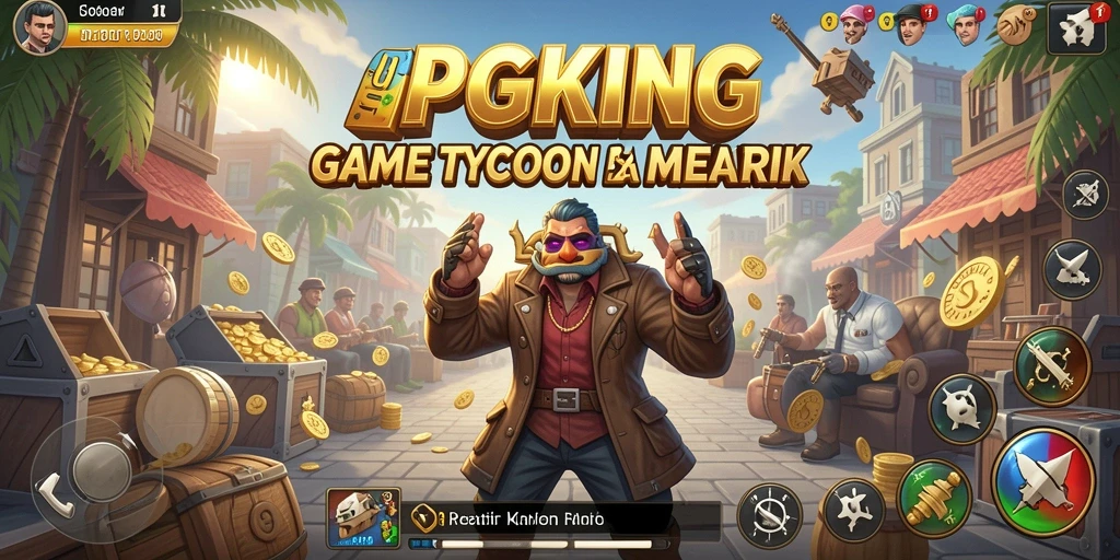 Tampilan gameplay PGKING yang mengasyikkan dan penuh strategi.