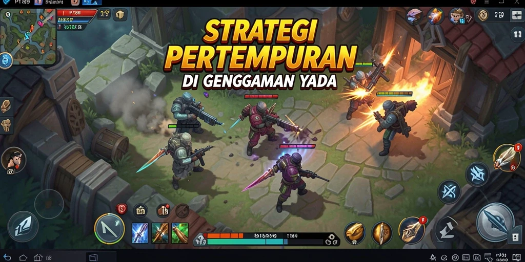 Screenshot gameplay PT89 menampilkan pertempuran strategis yang mendebarkan.