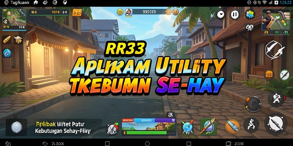 Tampilan screenshot RR33 menunjukkan antarmuka aplikasi Utility yang sederhana dan efektif.